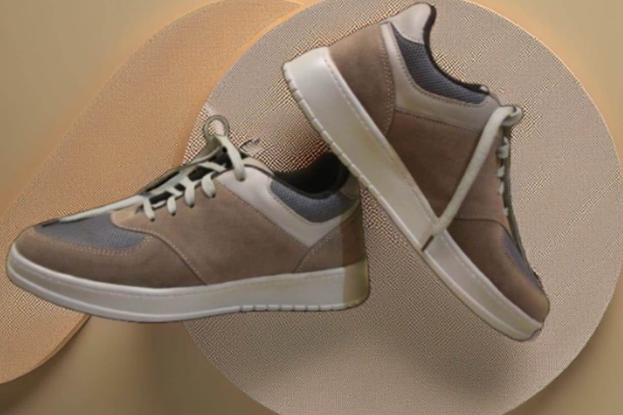 Zovra Glide | Taupe Luxe Sneakers for Effortless Comfort & Style