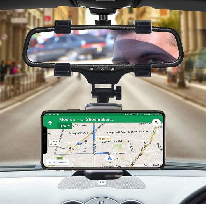 Rearview Mirror Phone Holder for Car